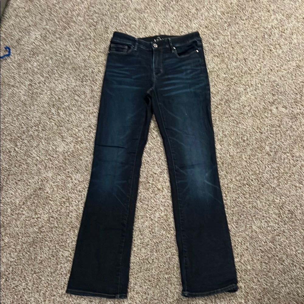 White House Black Market Boot Cut Dark Blue Jeans